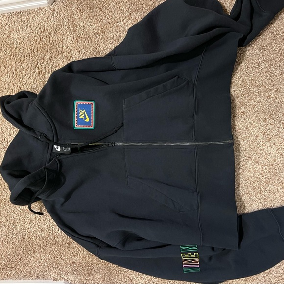Nike cropped zip up - Picture 1 of 2